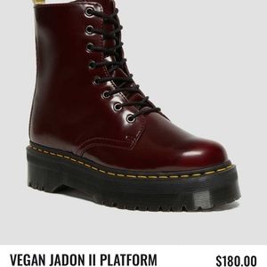 Vegan Jadon II Leather Platform Boots